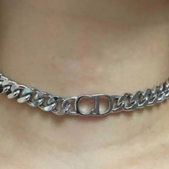 NWT designer inspired choker necklace sterling silver non fading weekend price - Picture 4 of 9